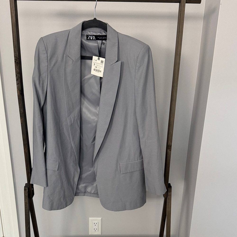 Zara Light Gray Blazer